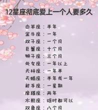 最容易被感动的星座男,最让女人感动的星座男生
